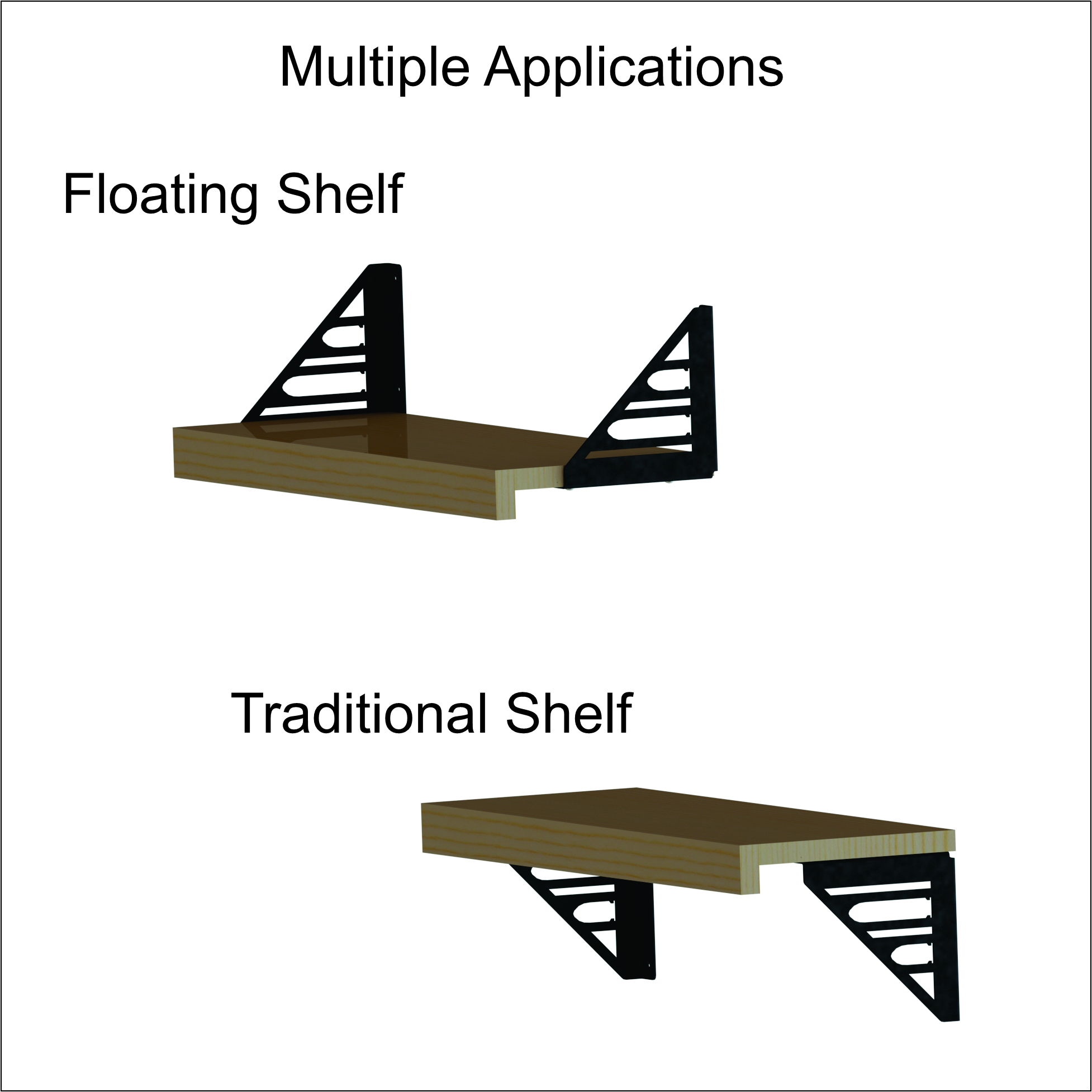MCD Products Reloading Room Shelf Brackets